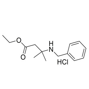 ethyl 3-(benzylamino)-3-methylbutanoate hydrochloride CAS:17945-54-9