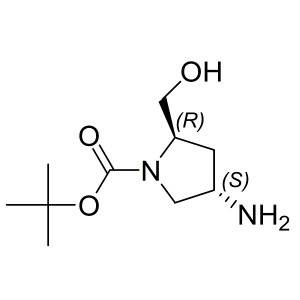 (2R,4S)-tert-butyl 4-amino-2-(hydroxymethyl)pyrrolidine-1-carboxylate CAS:179472-26-5