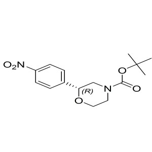(R)-tert-butyl 2-(4-nitrophenyl)morpholine-4-carboxylate CAS:1795733-79-7