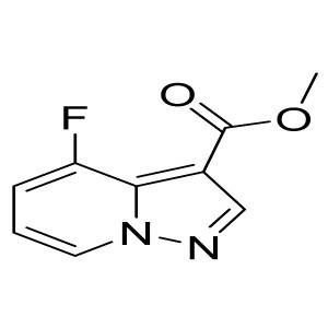 methyl 4-fluoroH-pyrazolo[1,5-a]pyridine-3-carboxylate CAS:1802489-64-0