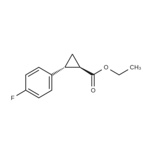 trans-2-(4-Fluoro-phenyl)-cyclopropanecarboxylic acid ethyl ester CAS:70461-58-4