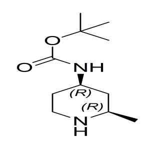 tert-butyl (2R,4R)-2-methylpiperidin-4-ylcarbamate CAS:1820574-78-4