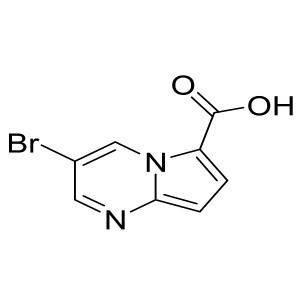 3-bromoH-pyrrolo[1,2-a]pyrimidine-6-carboxylic acid CAS:1823918-84-8