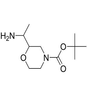 tert-Butyl 2-(1-aminoethyl)morpholine-4-carboxylate CAS:1824327-48-1