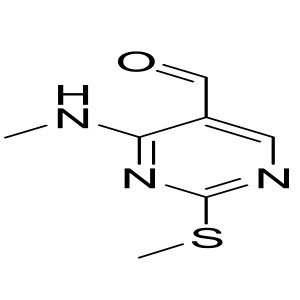 4-(methylamino)-2-(methylthio)pyrimidine-5-carbaldehyde CAS:185040-32-8