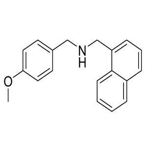 (4-methoxyphenyl)-N-(naphthalen-1-ylmethyl)methanamine CAS:185669-79-8