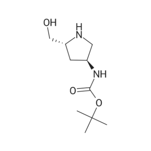 tert-Butyl ((3S,5R)-5-(hydroxymethyl)pyrrolidin-3-yl)carbamate CAS:1070295-74-7