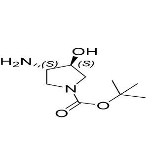 (3S,4S)-tert-butyl 3-amino-4-hydroxypyrrolidine-1-carboxylate CAS:190792-74-6