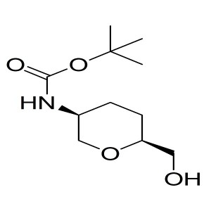 tert-butyl (cis)-6-(hydroxymethyl)-tetrahydro-2H-pyran-3-ylcarbamate CAS:1923238-60-1