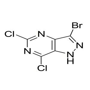 3-bromo-5,7-dichloro-1H-pyrazolo[4,3-d]pyrimidine CAS:1934543-12-0