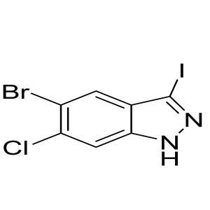 5-bromo-6-chloro-3-iodo-1H-indazole CAS:1956371-54-2