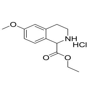 ethyl 6-methoxy-1,2,3,4-tetrahydroisoquinoline-1-carboxylate hydrochloride CAS:1965308-78-4