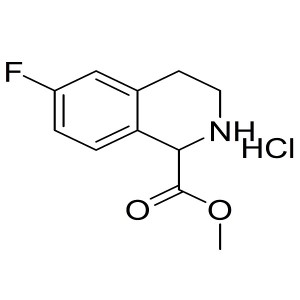 methyl 6-fluoro-1,2,3,4-tetrahydroisoquinoline-1-carboxylate hydrochloride CAS:2007908-42-9
