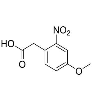 2-(4-methoxy-2-nitrophenyl)acetic acid CAS:20876-30-6