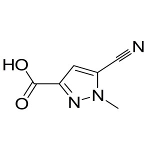 5-cyano-1-methyl-1H-pyrazole-3-carboxylic acid CAS:1519243-10-7