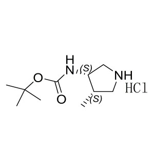 tert-butyl (3S,4S)-4-methylpyrrolidin-3-ylcarbamate hydrochloride CAS:2102410-18-2