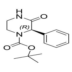 (R)-tert-butyl 3-oxo-2-phenylpiperazine-1-carboxylate CAS:2135284-21-6