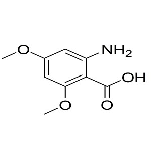 2-amino-4,6-dimethoxybenzoic acid CAS:21577-57-1