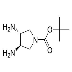tert-butyl trans-3,4-diaminopyrrolidine-1-carboxylate CAS:2173182-42-6