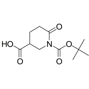 1-(tert-Butoxycarbonyl)-6-oxopiperidine-3-carboxylic acid CAS:1779990-74-7