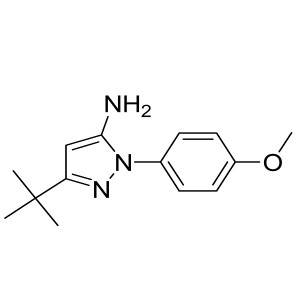 3-tert-butyl-1-(4-methoxyphenyl)-1H-pyrazol-5-amine CAS:227623-26-9