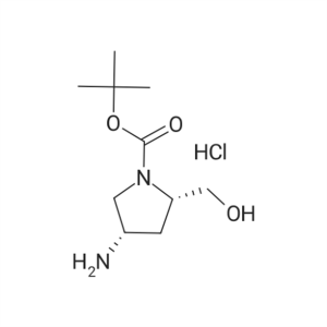 (2S,4S)-tert-Butyl4-amino-2-(hydroxymethyl)pyrrolidine-1-carboxylatehydrochloride CAS:1279037-14-7