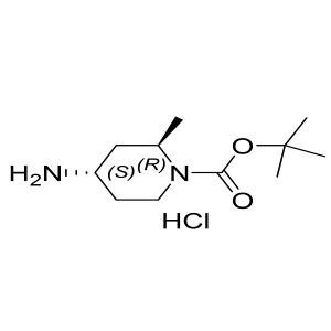 (2R,4S)-tert-butyl 4-amino-2-methylpiperidine-1-carboxylate hydrochloride CAS:2305078-78-6