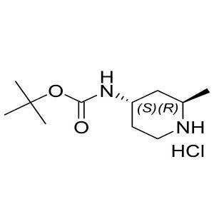 tert-butyl (2R,4S)-2-methylpiperidin-4-ylcarbamate hydrochloride CAS:2305078-79-7