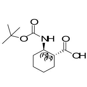 (1R,2R)-2-(tert-butoxycarbonyl)cyclohexanecarboxylic acid CAS:233661-54-6