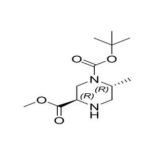 (3R,6R)-1-tert-butyl 3-methyl 6-methylpiperazine-1,3-dicarboxylate CAS:2349395-78-2