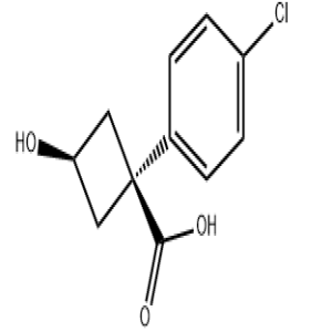 1-(4-chlorophenyl)-3-hydroxycyclobutanecarboxylic acid CAS:933469-83-1