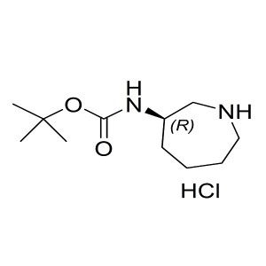 (R)-tert-butyl azepan-3-ylcarbamate hydrochloride CAS:2411591-22-3