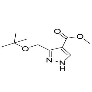 methyl 3-(tert-butoxymethyl)-1H-pyrazole-4-carboxylate CAS:2411637-71-1