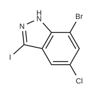 7-bromo-5-chloro-3-iodo-1H-indazole CAS:2385755-01-9