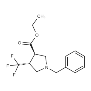 trans-ethyl 1-benzyl-4-(pyridin-2-yl)pyrrolidine-3-carboxylate CAS:267876-06-2
