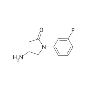 4-Amino-1-(3-fluorophenyl)pyrrolidin-2-one CAS:1105195-46-7