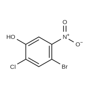 4-Bromo-2-chloro-5-nitrophenol CAS:2091684-77-2