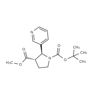 trans-1-tert-butyl 3-methyl 4-(pyridin-2-yl)pyrrolidine-1,3-dicarboxylate