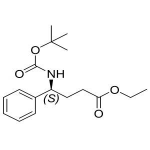 (S)-ethyl 4-(tert-butoxycarbonyl)-4-phenylbutanoate CAS:296778-55-7