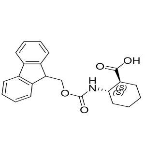(1S,2S)-2-(((9H-fluoren-9-yl)methoxy)carbonyl)cyclohexanecarboxylic acid CAS:312965-07-4