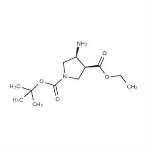 cis-1-tert-butyl 3-methyl 4-aminopyrrolidine-1,3-dicarboxylate