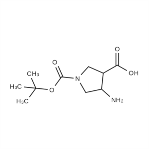 4-Amino-1-(tert-butoxycarbonyl)pyrrolidine-3-carboxylic acid CAS:492461-79-7