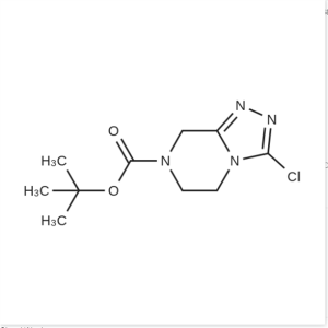 tert-butyl 3-chloro-5,6-dihydro-[1,2,4]triazolo[4,3-a]pyrazine-7(8H)-carboxylate CAS:1268451-71-3