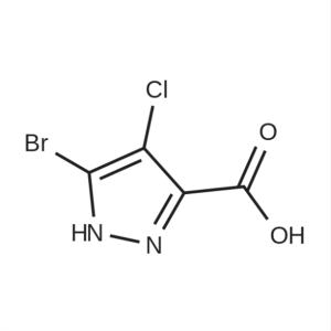 3-bromo-4-chloro-1H-pyrazole-5-carboxylic acid CAS:1934259-26-3