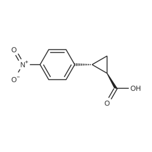 trans-2-(4-Nitrophenyl)cyclopropanecarboxylic acid CAS:16633-46-8