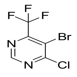 5-bromo-4-chloro-6-(trifluoromethyl)pyrimidine CAS:425392-76-3