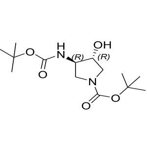 (3R,4R)-tert-butyl 3-(tert-butoxycarbonyl)-4-hydroxypyrrolidine-1-carboxylate CAS:429673-85-8