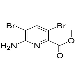 methyl 6-amino-3,5-dibromopicolinate CAS:443956-21-6
