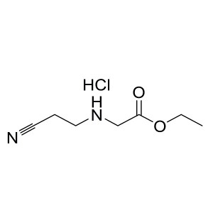ethyl 2-(2-cyanoethylamino)acetate hydrochloride CAS:44981-94-4