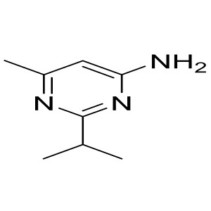 2-isopropyl-6-methylpyrimidin-4-amine CAS:4595-70-4